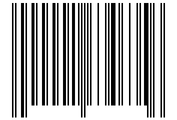 Number 1634635 Barcode
