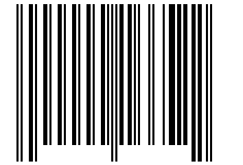 Number 166522 Barcode