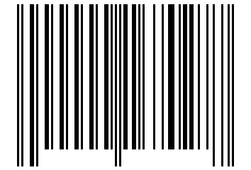 Number 167027 Barcode