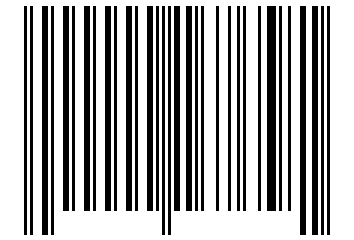 Number 167658 Barcode