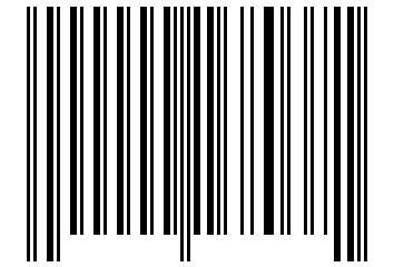 Number 168037 Barcode