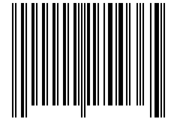 Number 170036 Barcode