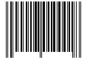 Number 17010001 Barcode