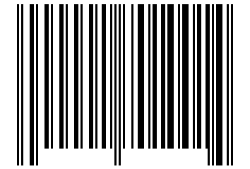 Number 1701001 Barcode
