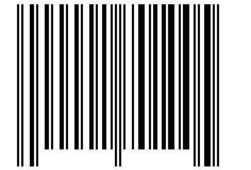 Number 1701005 Barcode