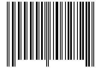 Number 1707272 Barcode