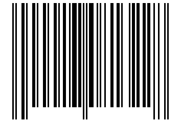 Number 17081322 Barcode