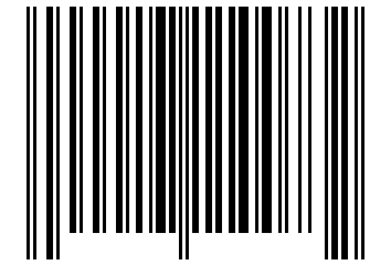 Number 17110073 Barcode
