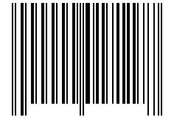 Number 17117 Barcode