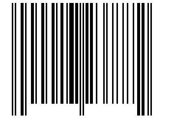 Number 17237772 Barcode