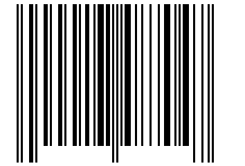 Number 17487047 Barcode