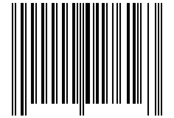 Number 17616 Barcode