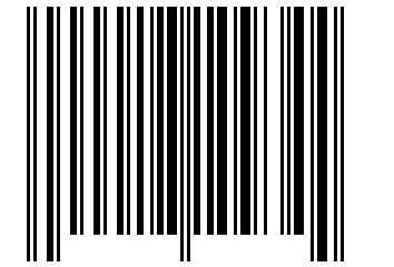 Number 18109344 Barcode
