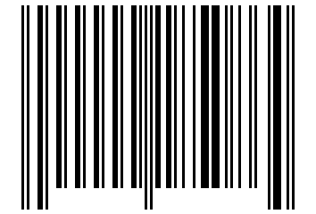 Number 185086 Barcode