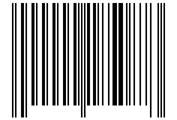 Number 185087 Barcode