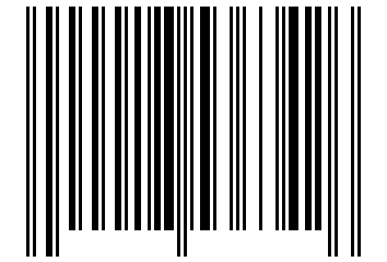 Number 18536342 Barcode