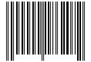 Number 186207 Barcode