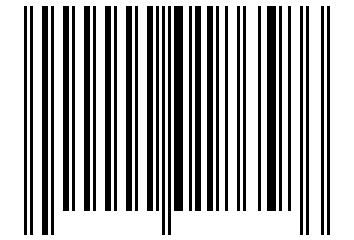 Number 18658 Barcode