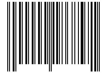 Number 186857 Barcode