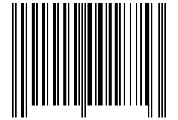 Number 1875 Barcode