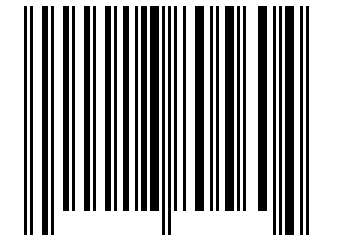 Number 18805604 Barcode