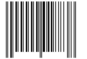 Number 18838 Barcode