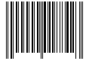 Number 18842 Barcode