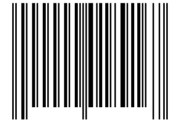 Number 18916 Barcode