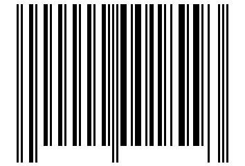 Number 1899 Barcode