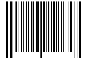 Number 19784 Barcode