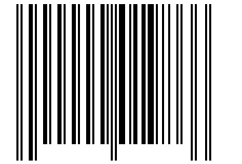 Number 19866 Barcode