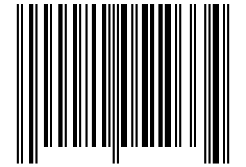 Number 20051033 Barcode