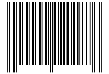 Number 20187 Barcode