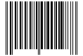 Number 2040198 Barcode