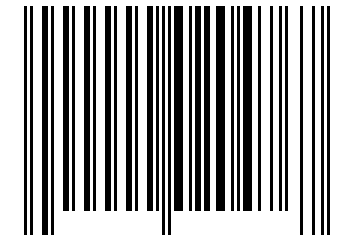 Number 20476 Barcode