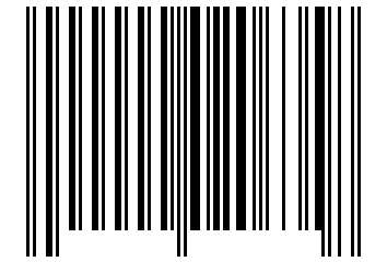 Number 20635 Barcode