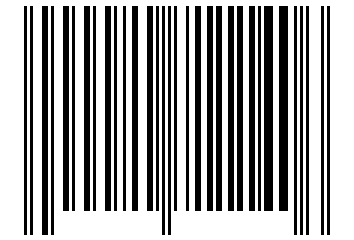 Number 20711140 Barcode