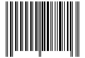 Number 207581 Barcode