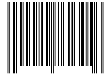 Number 20761305 Barcode