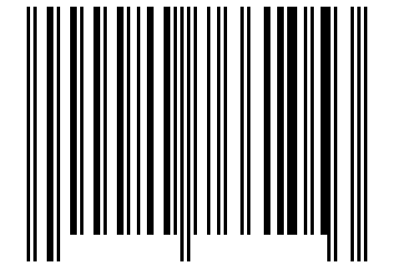 Number 20766105 Barcode