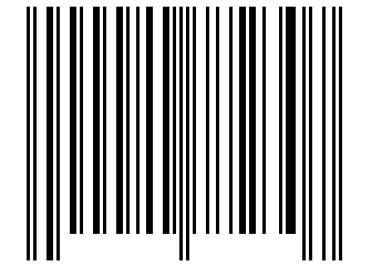 Number 20772307 Barcode