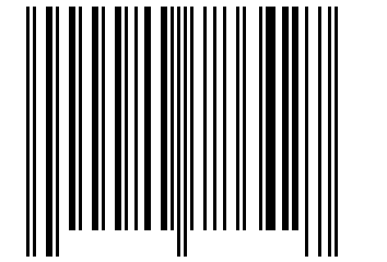 Number 20786427 Barcode