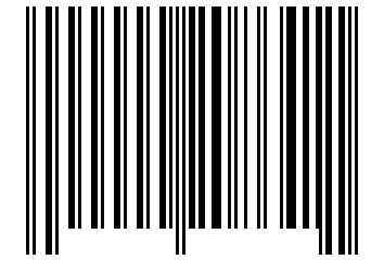 Number 208641 Barcode