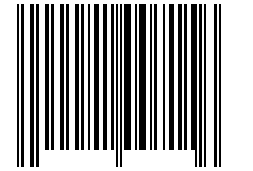 Number 21007156 Barcode