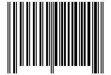 Number 21020 Barcode