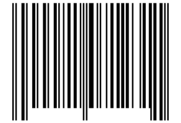 Number 21071231 Barcode