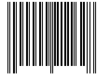 Number 211628 Barcode