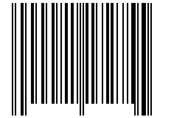 Number 21172755 Barcode