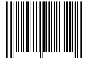 Number 21222342 Barcode