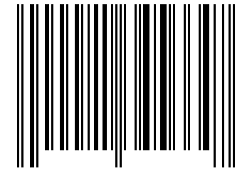 Number 21345664 Barcode